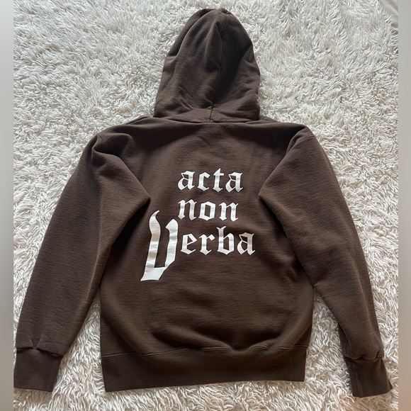 VAGUE Streetwear Brown Hoodie - Picture 6 of 7